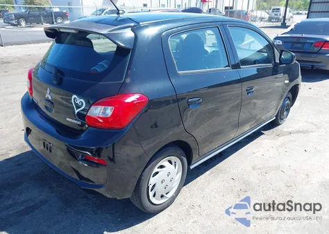 2017 Mitsubishi Mirage Es from USA, damaged, VIN ML32A3HJ2HH011408